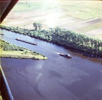 ARH NL 8430, Papenburg mit Kanalhafen, Schiffsverkehr , 1957