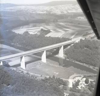 ARH NL Koberg 8618, Autobahnbrücke über die Werra bei Hedemünden , 1957
