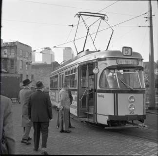 ARH NL Koberg 885, Neue Straßenbahntypen der Üstra, Hannover, 1963