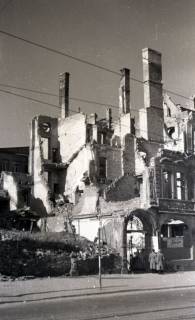 ARH NL Koberg 9155, Zerstörtes Gebäude in der Bahnhofsstraße, Hannover, 1946