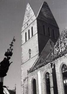 ARH NL Koberg 9203, Zerstörte Marktkirche, Hannover, 1946