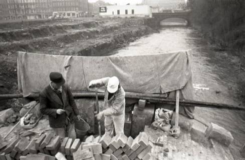 ARH NL Koberg 9270, Bau der Marstallbrücke (heute Martin-Neuffer-Brücke), Hannover, 1952