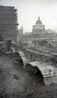 ARH NL Koberg 9348, Bau der Marstallbrücke (heute Martin-Neuffer-Brücke), Hannover, 1952