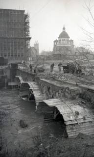 ARH NL Koberg 9354, Bau der Marstallbrücke (heute Martin-Neuffer-Brücke), Hannover, 1952