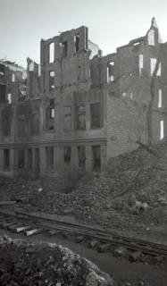 ARH NL Koberg 9513, Trümmer und zerstörte Häuser, Hannover, 1947