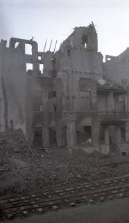 ARH NL Koberg 9514, Trümmer und zerstörte Häuser, Hannover, 1947