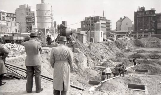 ARH NL Koberg 9576, Bauarbeiten am Steintor, Hannover, wohl 1954