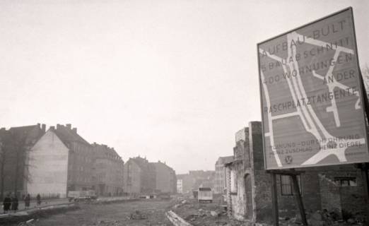 ARH NL Koberg 9610, Bau von Wohnungen an der Raschplatz-Tangente, Hannover, zwischen 1957/1961