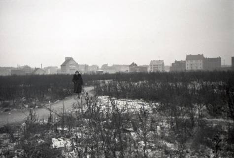 ARH NL Koberg 9622, Blick in Richtung Wohnhäuser, Hannover, zwischen 1957/1961