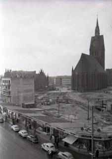 ARH NL Koberg 9660, Altstadt mit Marktkirche und Altem Rathaus, Hannover, 1953