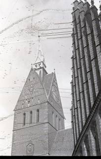 ARH NL Koberg 9775, Turm der Marktkirche, Giebel des Alten Rathaus, Hannover, vor 1939