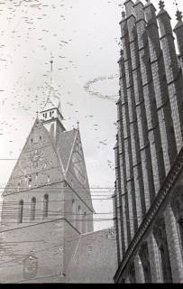 ARH NL Koberg 9776, Turm der Marktkirche, Giebel des Alten Rathaus, Hannover, vor 1939