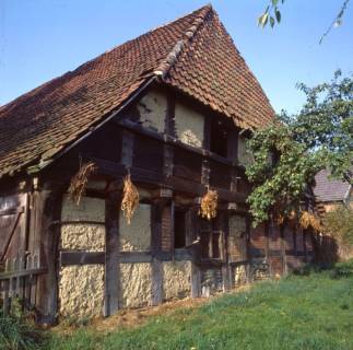 ARH NL Machinowski 31, Alte Scheune mit Fachwerkfassade, Wackerwinkel, 1985