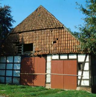 ARH NL Machinowski 88, Scheune mit Fachwerkfassade, Schwüblingsen, 1981