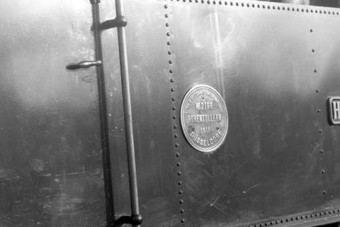 ARH NL Mellin 01-120/0014, Eisenbahn mit einer Lokomotive der "Aktiengesellschaft für Lokomotivbau Hohenzollern" aus dem Jahr 1911, ohne Datum