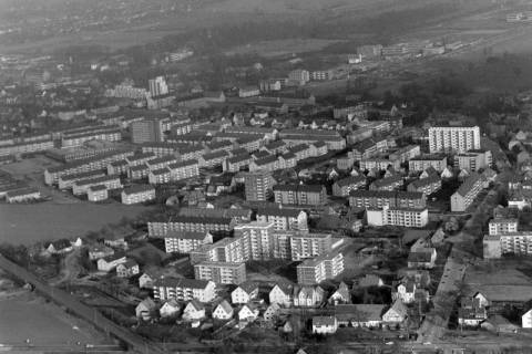 ARH NL Mellin 01-123/0001, Luftbild von einer Stadt, ohne Datum