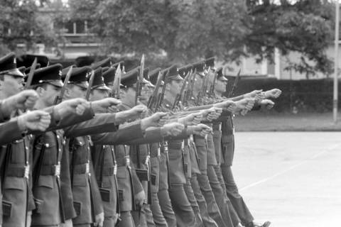 ARH NL Mellin 02-064/0013, Militärparade des "Prince of Wales's Own Regiment of Yorkshire" der British Army, ohne Datum