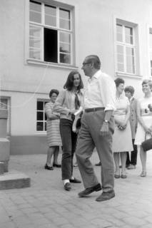 ARH NL Mellin 02-113/0024, Besuch aus Burgdorf/Bern in der ehemaligen IGS (Vor dem Celler Tor 91), Burgdorf, um 1975