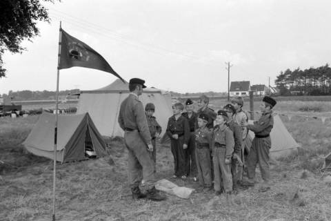 ARH NL Mellin 02-115/0011, Zeltlager der Jugendfeuerwehr, um 1975