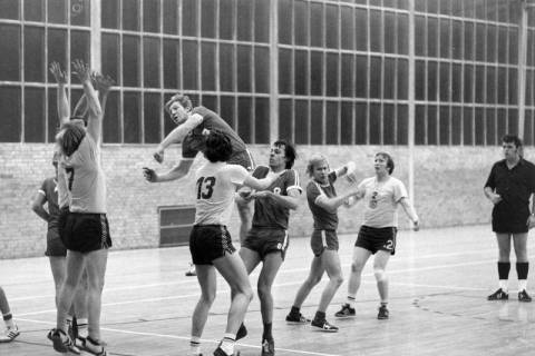 ARH NL Mellin 02-128/0006, Hallenhandballspiel, um 1975