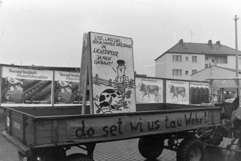 ARH NL Mellin 02-128/0007, Protestwagen gegen das Atommülllager Gorleben, um 1979