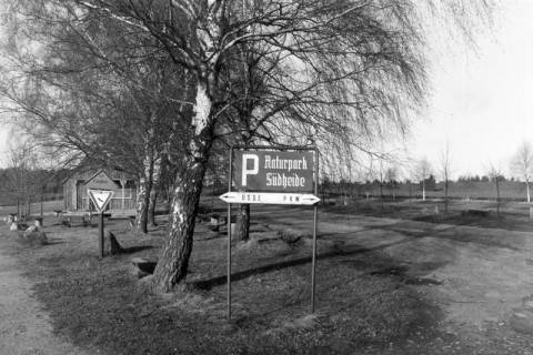 ARH NL Mellin 02-133/0001, Parkplatz beim Naturpark Südheide, Faßberg, um 1975