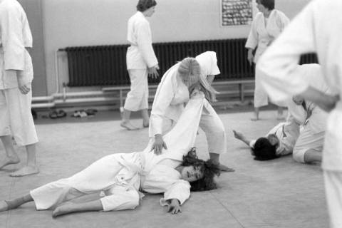 ARH NL Mellin 02-146/0007, Judo-Training, um 1975