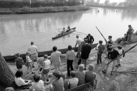 ARH NL Mellin 02-151/0002, "Ruderverein für das Große Freie - Lehrte/Sehnde" (RGF) am Mittellandkanal, Sehnde, um 1975