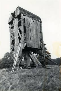 ARH Slg. Bartling 3967, Bockwindmühle vor dem Abriss, Dudensen, 1988