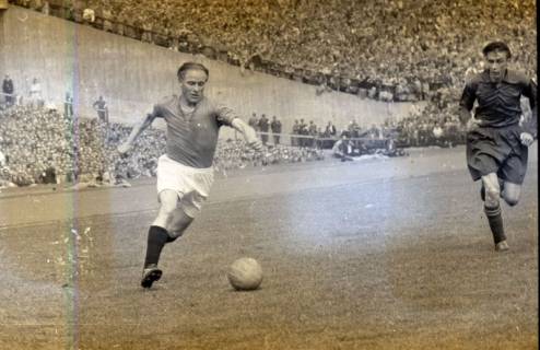 ARH Slg. Fratzer 01-005/0005, Endspiel der Deutschen Meisterschaft 1954 in Hamburg, Hannover 96 gegen Kaiserslautern, Hamburg, 1954