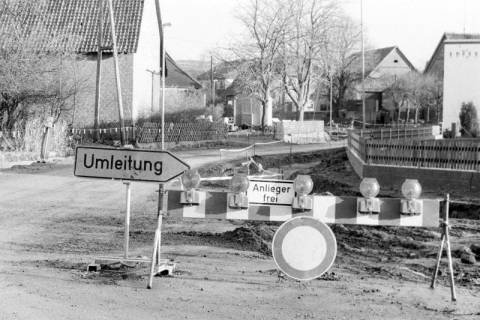ARH Slg. Weber 02-066/0017, Straßenbauarbeiten an der Obernfeldstraße, Redderse, zwischen 1980/1990