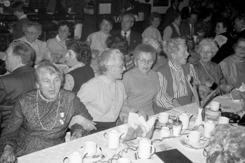 ARH Slg. Weber 02-127/0007, Publikum bei einer Karnevalsveranstaltung im Schützenhaus Ottomar-von-Reden, Gehrden, zwischen 1980/1990