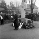 Archiv der Region Hannover, ARH NL Dierssen 1008/0008, Volkstrauertag - Feierstunde auf dem Springer Friedhof