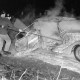 Archiv der Region Hannover, ARH NL Dierssen 1163/0015, 1. Einsatz des neuen Tanklöschfahrzeugs bei einem Fahrzeugbrand, Steinkrug