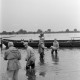 Archiv der Region Hannover, ARH NL Dierssen 1360/0009, Weserhochwasser wird eingedämmt (Technisches Hilfswerk und britische Truppen), Hoya