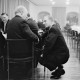 Archiv der Region Hannover, ARH NL Dierssen 1419/0016, Parlamentarischer Abend im Landtag mit Ministerpräsident Georg Diederichs, Finanzminister Jan Eilers, Landtagspräsident Richard Lehners und Presse, Hannover