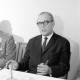 ARH NL Dierssen 1436/0012, Pressekonferenz zum Schießunglück auf dem Truppenübungsplatz Bergen-Hohne am 9. April 1964, Münster