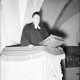 Archiv der Region Hannover, ARH NL Dierssen G 156, Superintendent Kreuzig auf der Kanzel in der St. Andreas Kirche, Springe