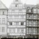 Archiv der Region Hannover, ARH NL Kageler 1406, Renaissance-Fassade des Fachwerkhauses Schmiedestraße 5 (links daneben das Haus Schmiedestraße 6, rechts das Haus Schmiedestraße 4), Hannover