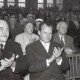 Archiv der Region Hannover, ARH NL Koberg 1075, Hinrich Wilhelm Kopf und Willy Brandt beim SPD Parteitag in der Stadthalle, Hannover