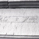 Archiv der Region Hannover, ARH NL Koberg 12130, Inschrift in einer Wand von Schloss Landestrost, Neustadt am Rbge.