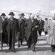 Archiv der Region Hannover, ARH NL Koberg 7064, Ankunft auf dem Flughafen Langenhagen, Hannover