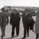 Archiv der Region Hannover, ARH NL Koberg 7076, Ankunft von Willy Brandt auf dem Flughafen Langenhagen, Hannover