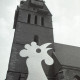 Archiv der Region Hannover, ARH NL Koberg 9127, Marktkirche und der noch nicht angebrachte Turmhahn, Hannover