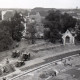 ARH NL Koberg 9411, Straßenbau am Alten St.-Nikolai-Friedhof, rechts die Reste der Nikolaikapelle, Hannover