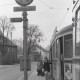 Archiv der Region Hannover, ARH NL Koberg 942, Straßenbahnhaltestelle mit Straßenbahn, Gleidingen