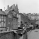 Archiv der Region Hannover, ARH NL Mellin 01-085/0019, Kanal und im Hintergrund die Kirche St. Laurentius, Saarburg