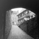 ARH NL Mellin 01-088/0027, Blick aus einem Tunnel auf eine Straße, Saarburg?