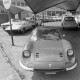 Archiv der Region Hannover, ARH NL Mellin 01-180/0004, Frontansicht eines PKW (Ferrari Dino 246 GT/GTS) bei dem Autohaus Nordstadt, Hannover