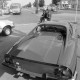 Archiv der Region Hannover, ARH NL Mellin 01-180/0006, Heckansicht eines PKW (Ferrari Dino 246 GT/GTS) bei dem Autohaus Nordstadt, Hannover